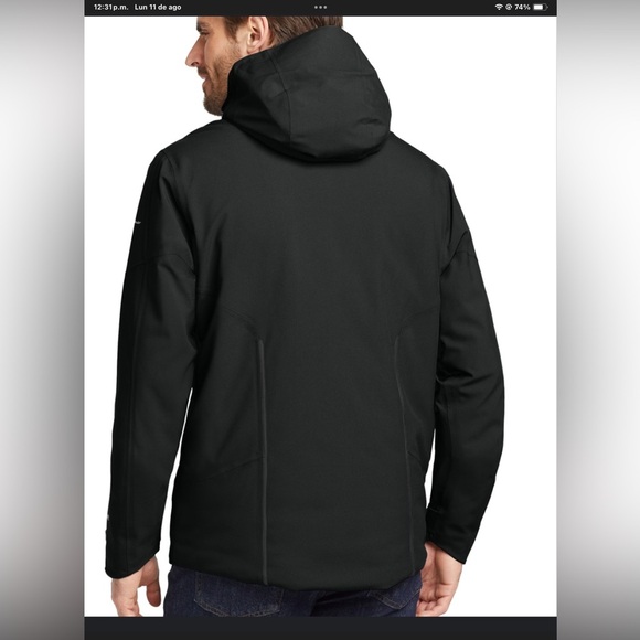 Brand: Champions, size: XL, black jacket, with hood, zipper. - Picture 1 of 13